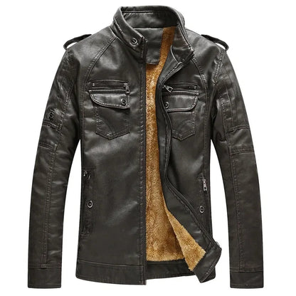 Men's Leather Suede Jacket