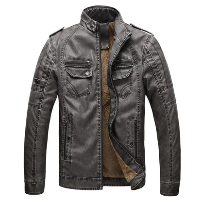 Men's Leather Suede Jacket