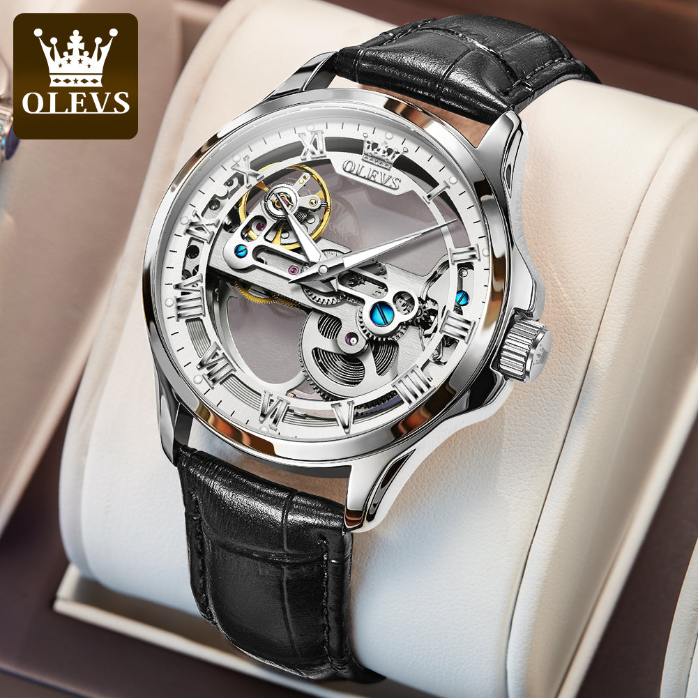 OLEVS 6661 Skeleton Watch