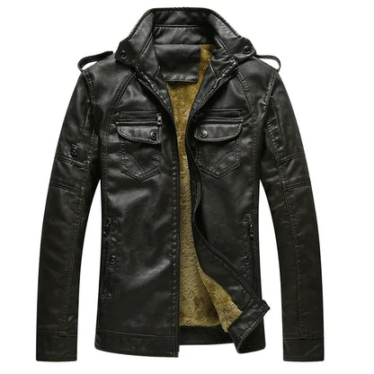 Men's Leather Suede Jacket