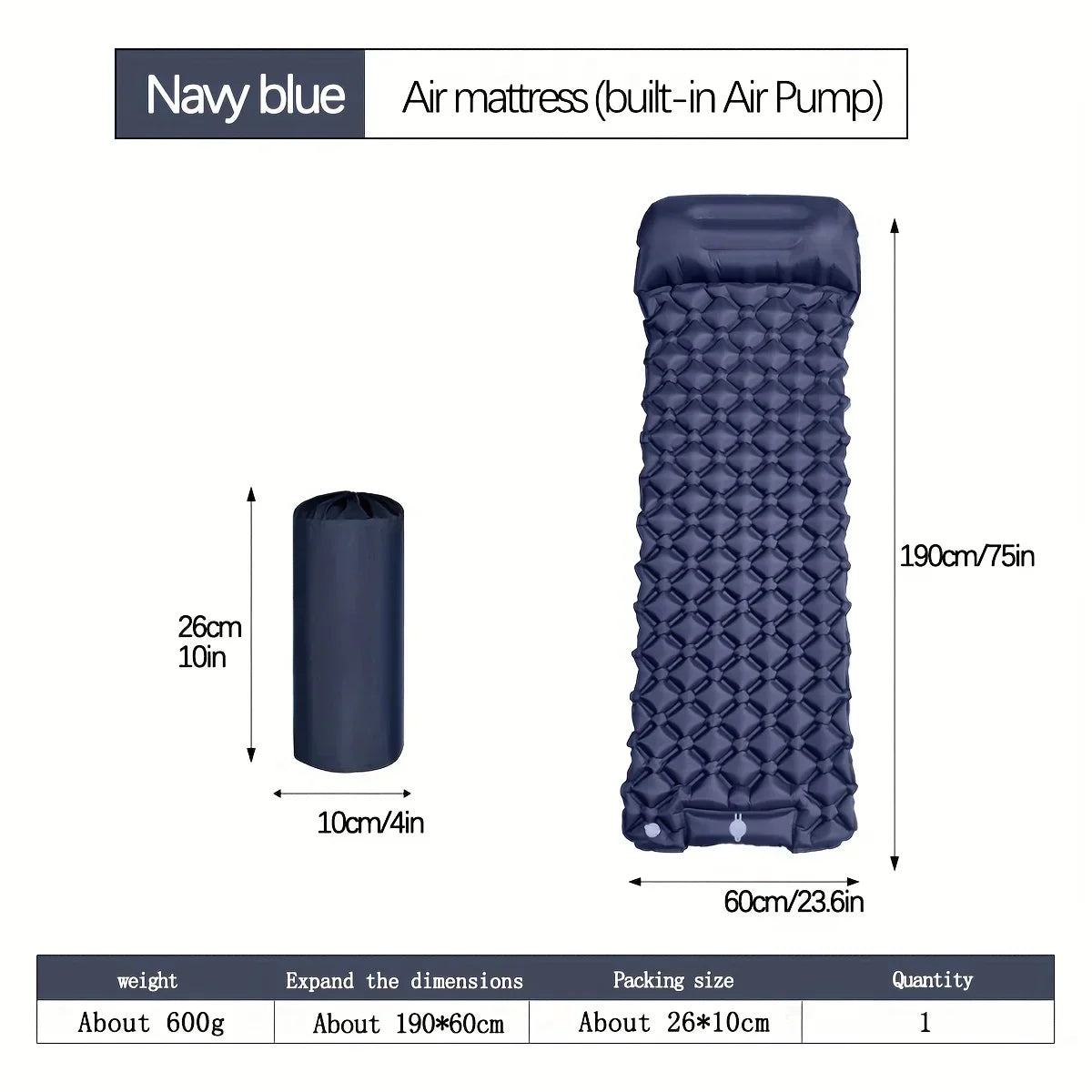 Outdoor Camping Inflatable Mattress