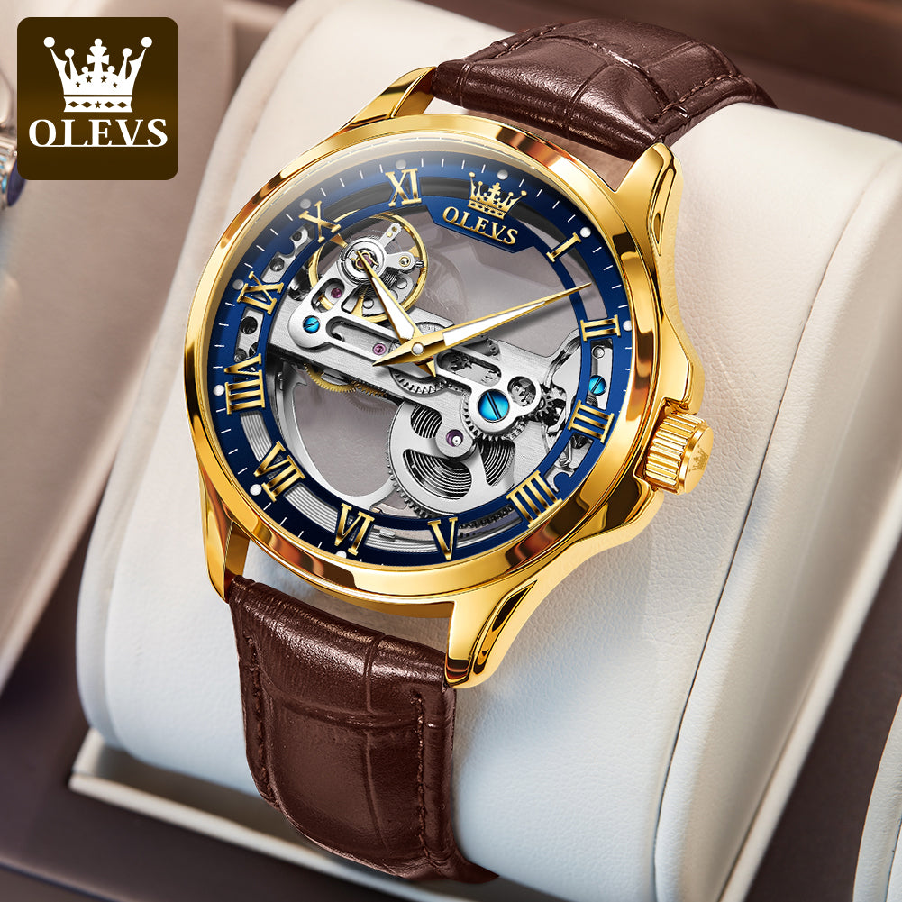 OLEVS 6661 Skeleton Watch