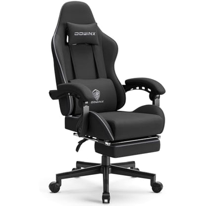 Massage Gaming Chair with Footrest