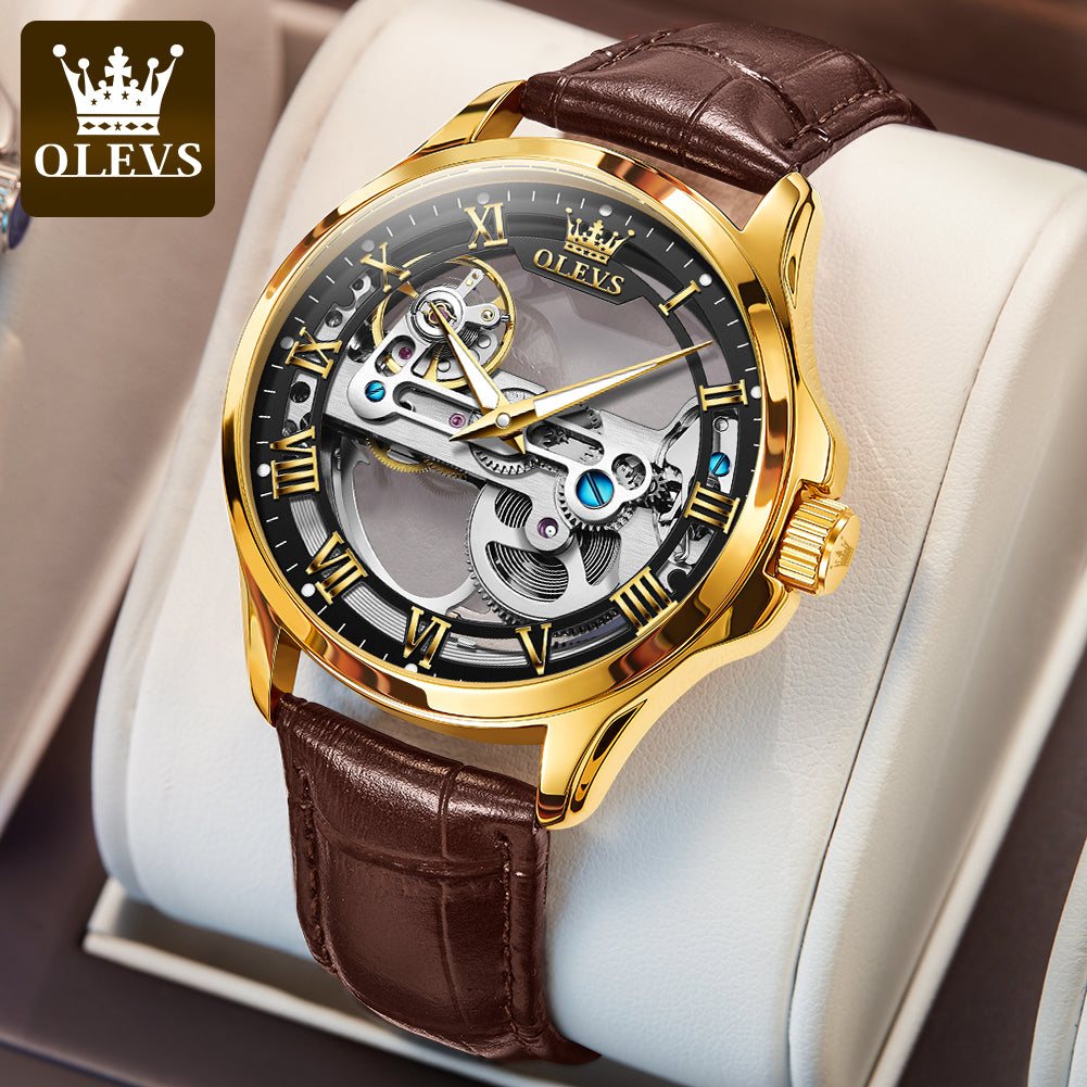 OLEVS 6661 Skeleton Watch