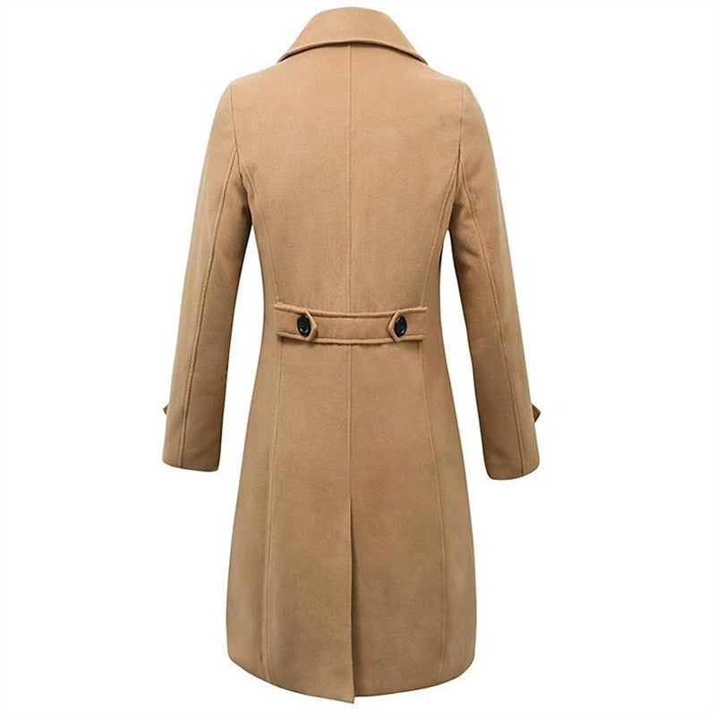 Men's Double Breasted Wool Coat