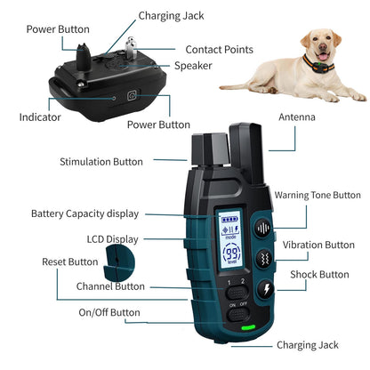 1000M Remote Pet Dog Training Collar