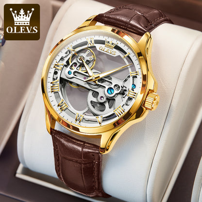 OLEVS 6661 Skeleton Watch