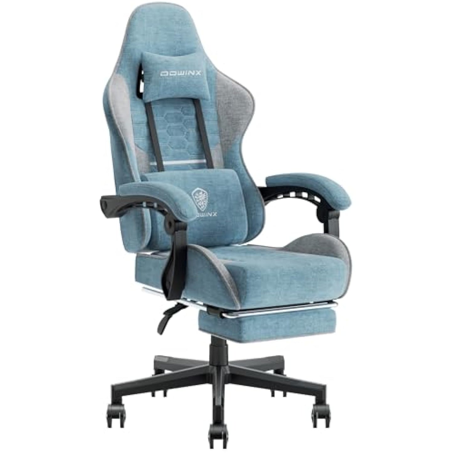 Massage Gaming Chair with Footrest