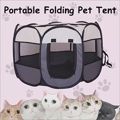 Octagonal Fence Puppy Shelter